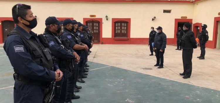 SECRETARÍA DE SEGURIDAD PÚBLICA Y EJÉRCITO SUPERVISAN POLICÍA MUNICIPAL DE RAYÓN.