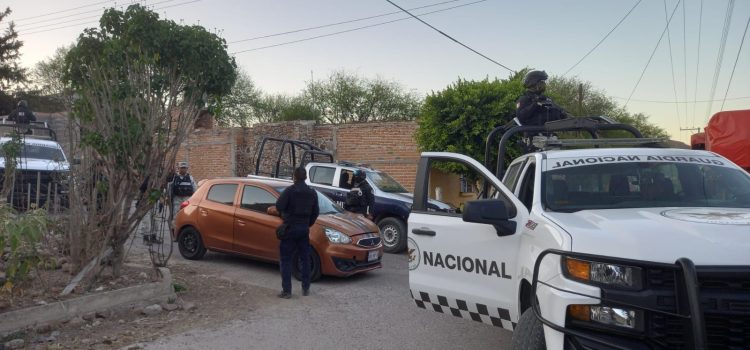 Policía Municipal de Villa de Reyes y Ejército Mexicano realizan operativos en conjunto.