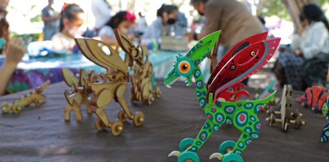 Música, pintura y taller de alebrijes este domingo en el Jardín del Arte de Tequisquiapan