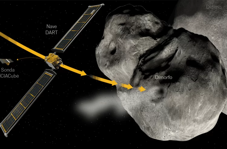 ¡De película! Misión DART impacta contra el asteroide Dimorphos